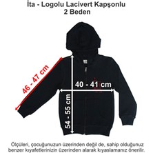 Ita Okulları Logolu Lacivert Kapşonlu 2 Beden