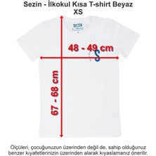 Özel Sezin Okulu Ilkokul Kısa T-Shirt Beyaz Xs Beden