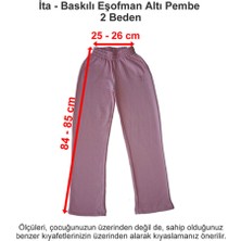 Ita Okulları Baskılı Eşofman Altı Pembe 2 Beden
