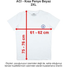Özel Izmir Amerikan Koleji Kısa Penye Beyaz 2xl