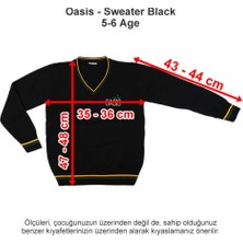 Oasis International School Sweater Black 5-6 Age