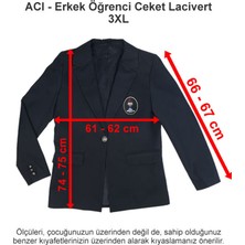 Özel Izmir Amerikan Koleji Erkek Öğrenci Ceket Lacivert 3xl