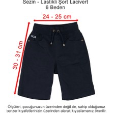 Özel Sezin Okulu Lastikli Şort Lacivert 6 Beden