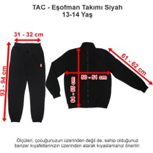 Özel Tarsus Amerikan Koleji Eşofman Takımı Siyah 13-14 Yaş