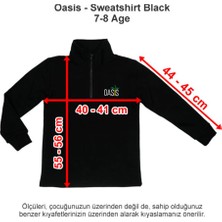 Oasis International School Sweatshirt Black 7-8 Age