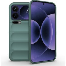 Cepustik Telefon Aksesuarları Xiaomi 17 Pro Max Kılıf Esnek Tpu Oyuklu Arka Yüzey Tasarımlı Etnik Silikon Kılıf