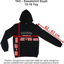 Özel Tarsus Amerikan Koleji Sweatshirt Siyah 15-16 Yaş
