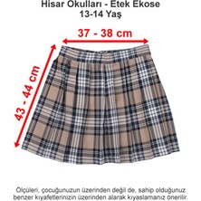 Hisar Okulları Etek Ekose 13-14 Yaş