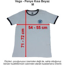Vega Okulları Penye Kısa Beyaz M