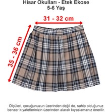 Hisar Okulları Etek Ekose 5-6 Yaş