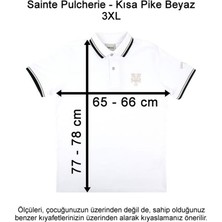 Sainte Pulcherie Kısa Pike Beyaz 3 Xl
