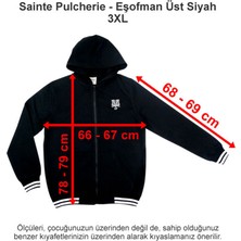 Sainte Pulcherie Eşofman Üst Siyah 3xl