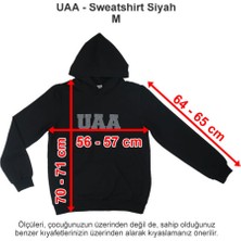 Üsküdar Amerikan Lisesi Sweatshirt Siyah 2 Iplik M