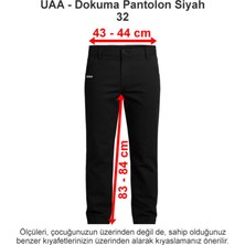Üsküdar Amerikan Lisesi Dokuma Pantolon Siyah 32