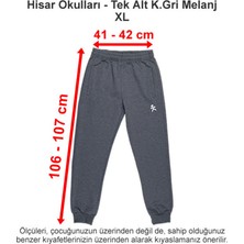Hisar Okulları Tek Alt Koyu Gri Melanj Xl