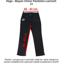 Vega Okulları Bayan Chino Pantolon Lacivert 31