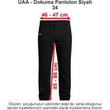 Üsküdar Amerikan Lisesi Dokuma Pantolon Siyah 34