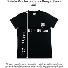 Sainte Pulcherie Kısa Penye Siyah 3 Xl