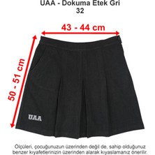 Üsküdar Amerikan Lisesi Dokuma Etek Gri 32