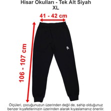 Hisar Okulları Tek Alt Siyah Xl