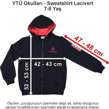 Ytü Okulları - Sweatshirt Lacivert 7-8 Yaş