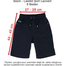 Özel Sezin Okulu Lastikli Şort Lacivert 8 Beden