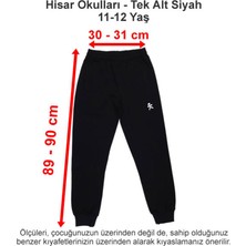 Hisar Okulları Tek Alt Siyah 11-12 Yaş