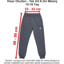 Hisar Okulları Tek Alt Koyu Gri Melanj 15-16 Yaş