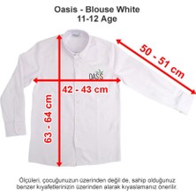 Oasis International School Blouse White 11-12 Age