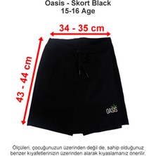Oasis International School Skort Black 15-16 Age