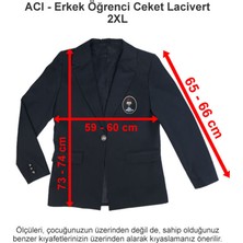 Özel Izmir Amerikan Koleji Erkek Öğrenci Ceket Lacivert 2xl