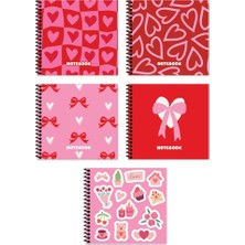 Keskin Color Keskin 16*15 50 Yp. Çiz.spiralli Sert Kapak Romantik Defter