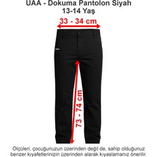 Üsküdar Amerikan Lisesi Dokuma Pantolon Siyah 13-14 Yaş