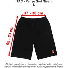 Özel Tarsus Amerikan Koleji Penye Şort Siyah L
