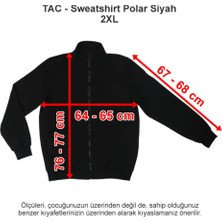 Özel Tarsus Amerikan Koleji Sweatshirt Polar Siyah 2xl
