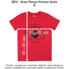 Sev Okulları Kısa Penye Kırmızı Izmir S