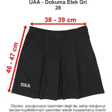 Üsküdar Amerikan Lisesi Dokuma Etek Gri 28