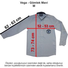 Vega Okulları Gömlek Mavi M