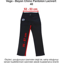 Vega Okulları Bayan Chino Pantolon Lacivert 40