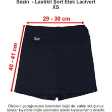 Özel Sezin Okulu Lastikli Şort Etek Lacivert Xs Beden
