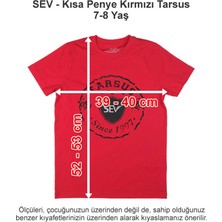 Sev Okulları Kısa Penye Kırmızı Tarsus 7-8 Yaş