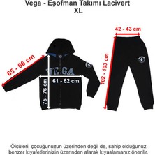 Vega Okulları Eşofman Takımı Lacivert Xl