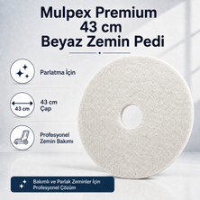 Mulpex Premium 43 cm Beyaz Zemin Pedi – Cila Parlatma Pedi