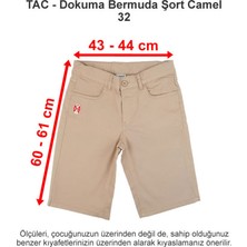 Özel Tarsus Amerikan Koleji Dokuma Bermuda Şort Camel 32