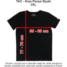 Özel Tarsus Amerikan Koleji Kısa Penye Siyah 3xl