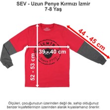 Sev Okulları Uzun Penye Kırmızı Izmir 7-8 Yaş