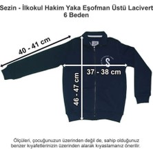 Özel Sezin Okulu Ilkokul Hakim Yaka Eşofman Üstü Lacivert 6 Beden