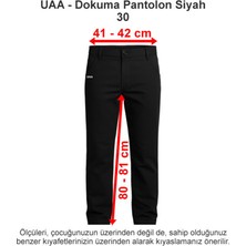 Üsküdar Amerikan Lisesi Dokuma Pantolon Siyah 30