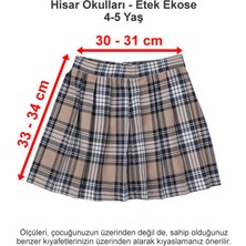 Hisar Okulları Etek Ekose 4-5 Yaş