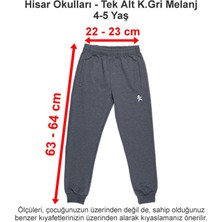 Hisar Okulları Tek Alt Koyu Gri Melanj 4-5 Yaş